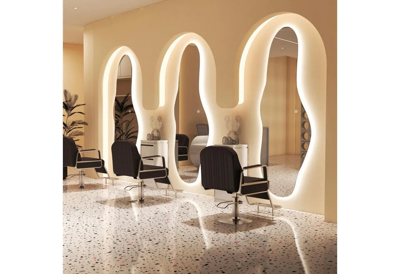 WDWRITTI LED Spiegel 165x60cm 3Lichtfarben Dimmbar Speicherfunktion - Bild 2