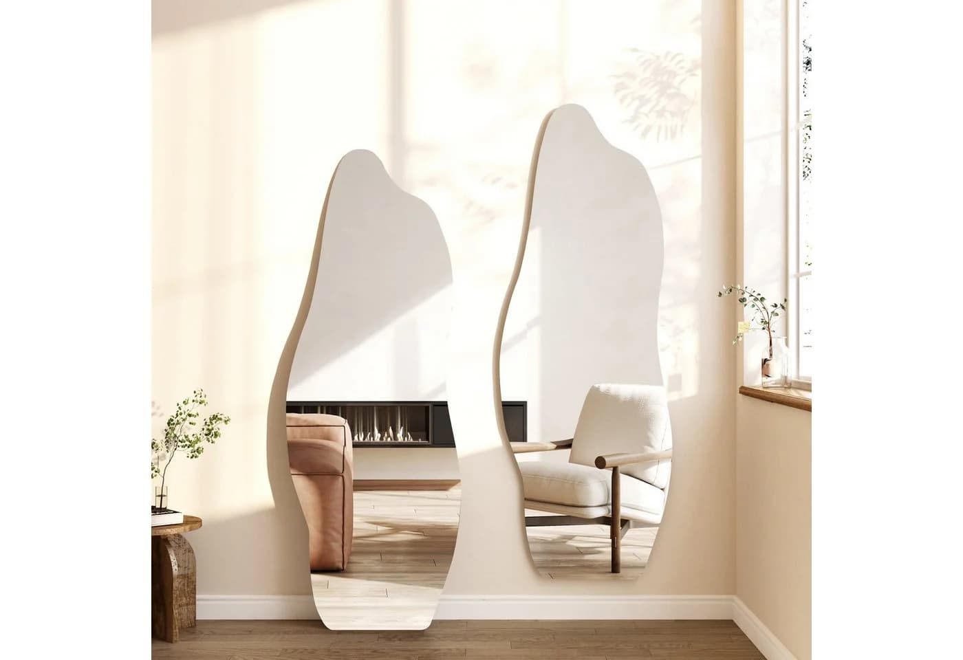 HOPIBATH Asymmetrischer Ganzkörperspiegel 165x60 cm - Bild 2