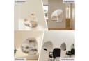 Hopibath Badspiegel Rahmenlos Asymmetrisch Steinform 80x80cm Bild 5