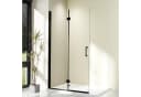 Hopibath Walk-in-Duschwand Schwarz 5mm ESG Glas Faltbar Bild 2