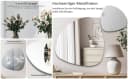 Hopibath Asymmetrischer Badspiegel Steinform 5mm HD-Glas Bild 5