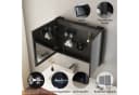 WDWRITTI Spiegelschrank Badezimmer LED Schwarz Doppeltür 80x12,5x60cm Bild 4