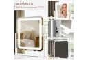 WDWRITTI LED Schminkspiegel mit USB, 10x Lupe, 3 Lichtmodi Bild 1