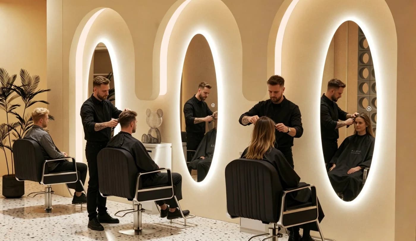 WDWRITTI LED Wandspiegel mit Beleuchtung und Memory-Funktion