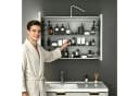 WDWRITTI Badezimmerspiegelschrank Weiß mit LED & Entnebelung Bild 1