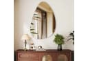 Hopibath Asymmetrischer Wandspiegel Wassertropfen HD-Glas Bild 1