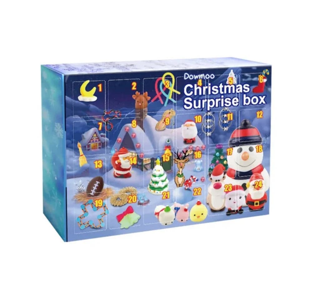 Dowmoo Adventskalender 24 Überraschungsfiguren Blind Box - Bild 2