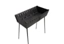 GOROCH Mangal Grill Stahl 3 mm für 12 Spieße Grau Bild 2
