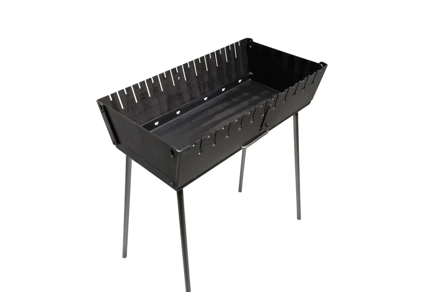GOROCH Mangal Grill Stahl 3 mm für 12 Spieße Grau - Bild 2