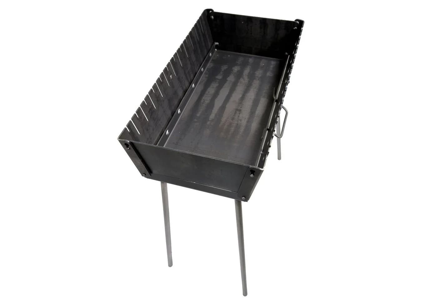 GOROCH Mangal Grill Stahl 3 mm für 12 Spieße Grau - Bild 4