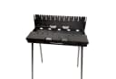 GOROCH Schaschlikgrill Mangal Grau Verstärkter Stahl 3 mm für 10 Spieße Bild 1