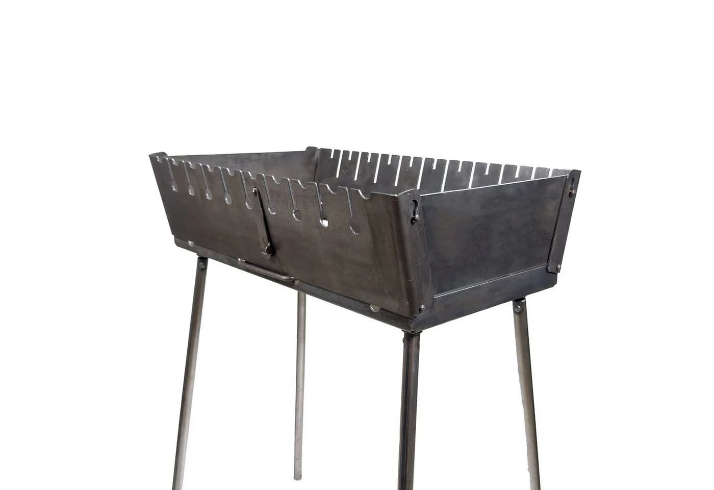 GOROCH Klappbarer Mangal Grill Stahl Grau für 10 Spieße - Bild 2
