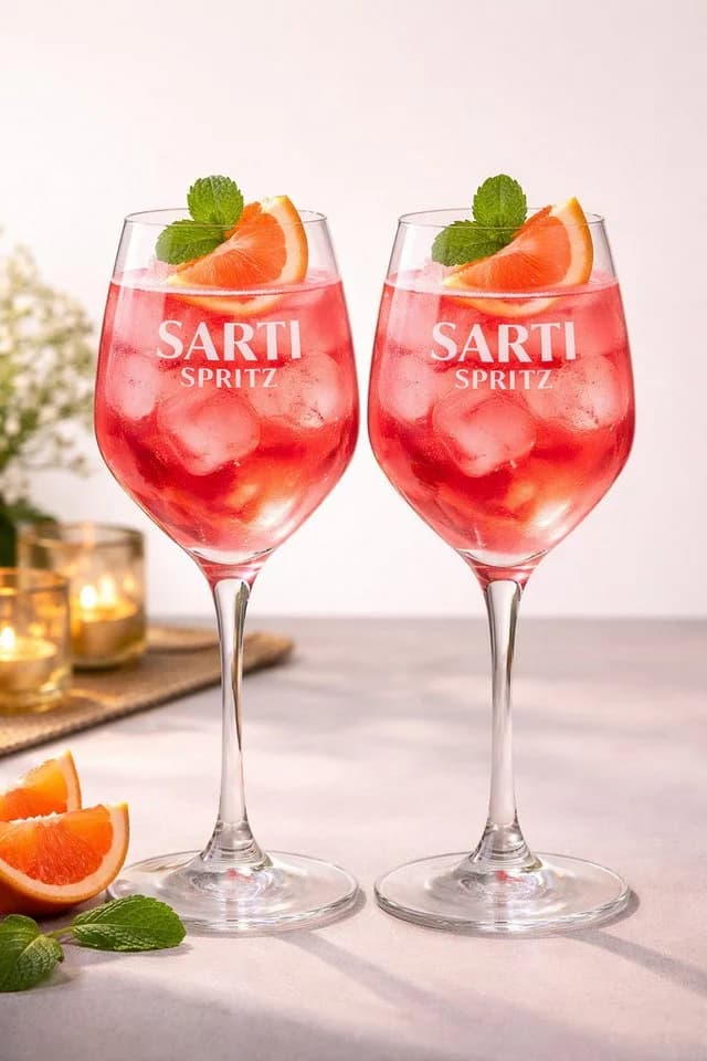 Mixcompany Gläser-Set Sarti Spritz Weingläser 2er Set Transparent - Bild 3
