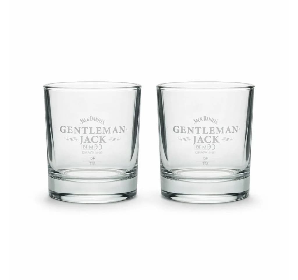 Jack Daniel's Gentleman Jack Whiskygläser 2er Set Klarglas - Bild 2