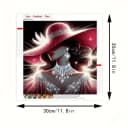 Venicce Love Kreativset Diamond Painting Bilder 5D Diamant Painting Malerei Set Frau mit Hut Bild 3