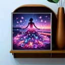 Venicce Love Kreativset Diamond Painting Bilder 5D Diamant Painting Malerei Set Frau Fantasy Bild 1