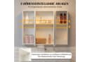 Thanaddo Badezimmerspiegelschrank mit LED-Dreifarblicht, 3 Türen Bild 4