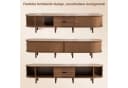 Thanaddo Lowboard TV-Schrank mit Schubladen Multifunktionale Aufbewahrung Bild 3