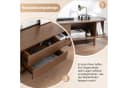 Thanaddo Lowboard TV-Schrank mit Schubladen Multifunktionale Aufbewahrung Bild 5