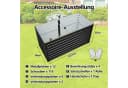 Thanaddo Hochbeet Metall Pflanzkasten 160x80x84 cm Bild 1