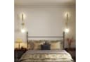 Vivitar LED Wandleuchte Gold Metall & Glas – Retro Design Bild 1