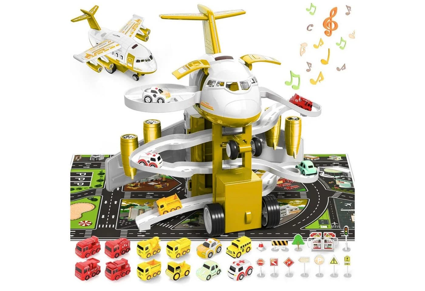 Mehrfarbiges Abenteuer-Rennstrecke-Spielzeug aus Plastik - Bild 2