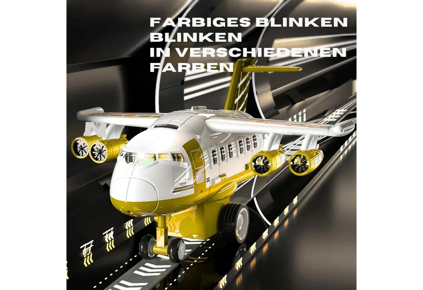 Mehrfarbiges Abenteuer-Rennstrecke-Spielzeug aus Plastik - Bild 4