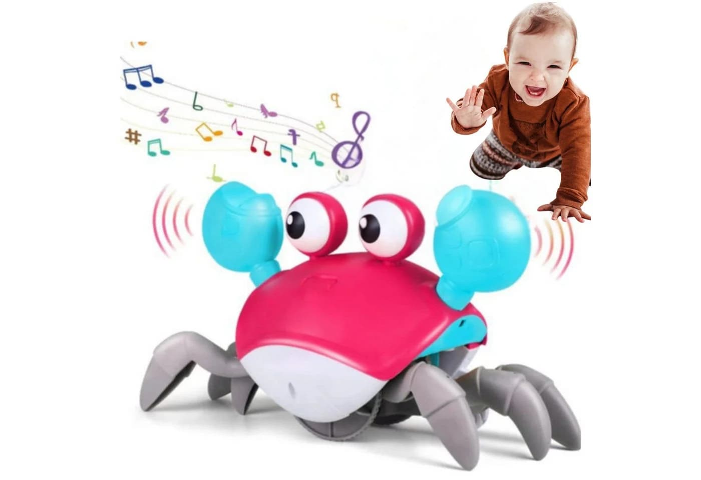 Vivitar Krabben-Babypielzeug Interaktives Lernspielzeug für Babys & Kleinkinder - Bild 2