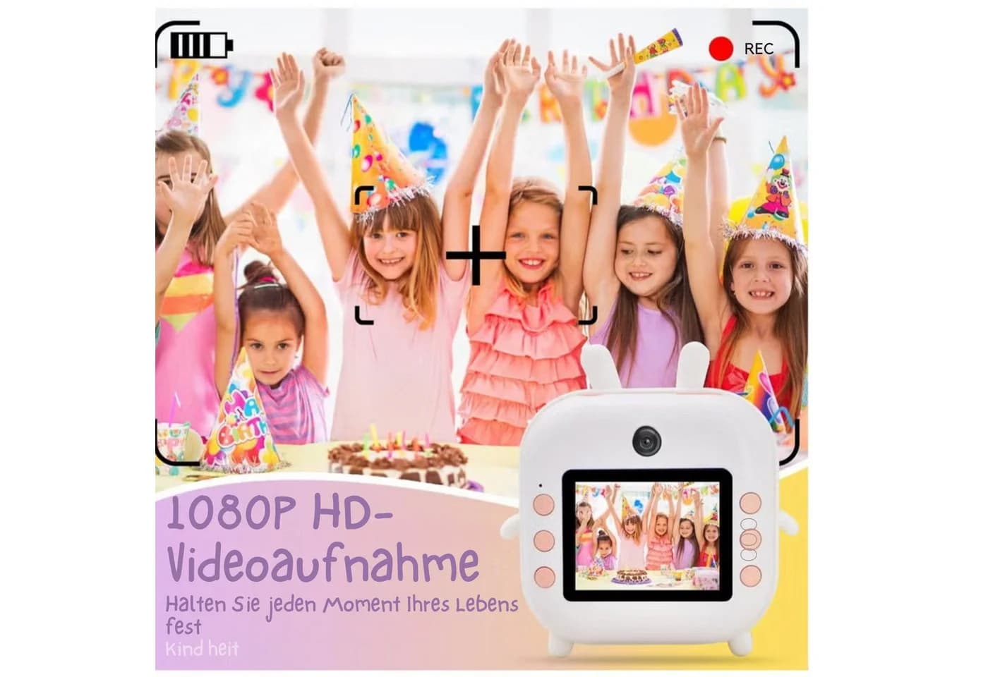 Vivitar Kinderkamera 48MP Sofortbildkamera mit 32GB Speicherkarte - Bild 4