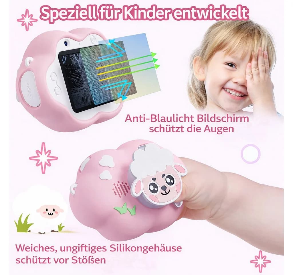 Vivitar Kinderkamera 40 MP mit 2,4 Zoll IPS Bildschirm, Selfie- & HD Video Kinderkamera - Bild 3