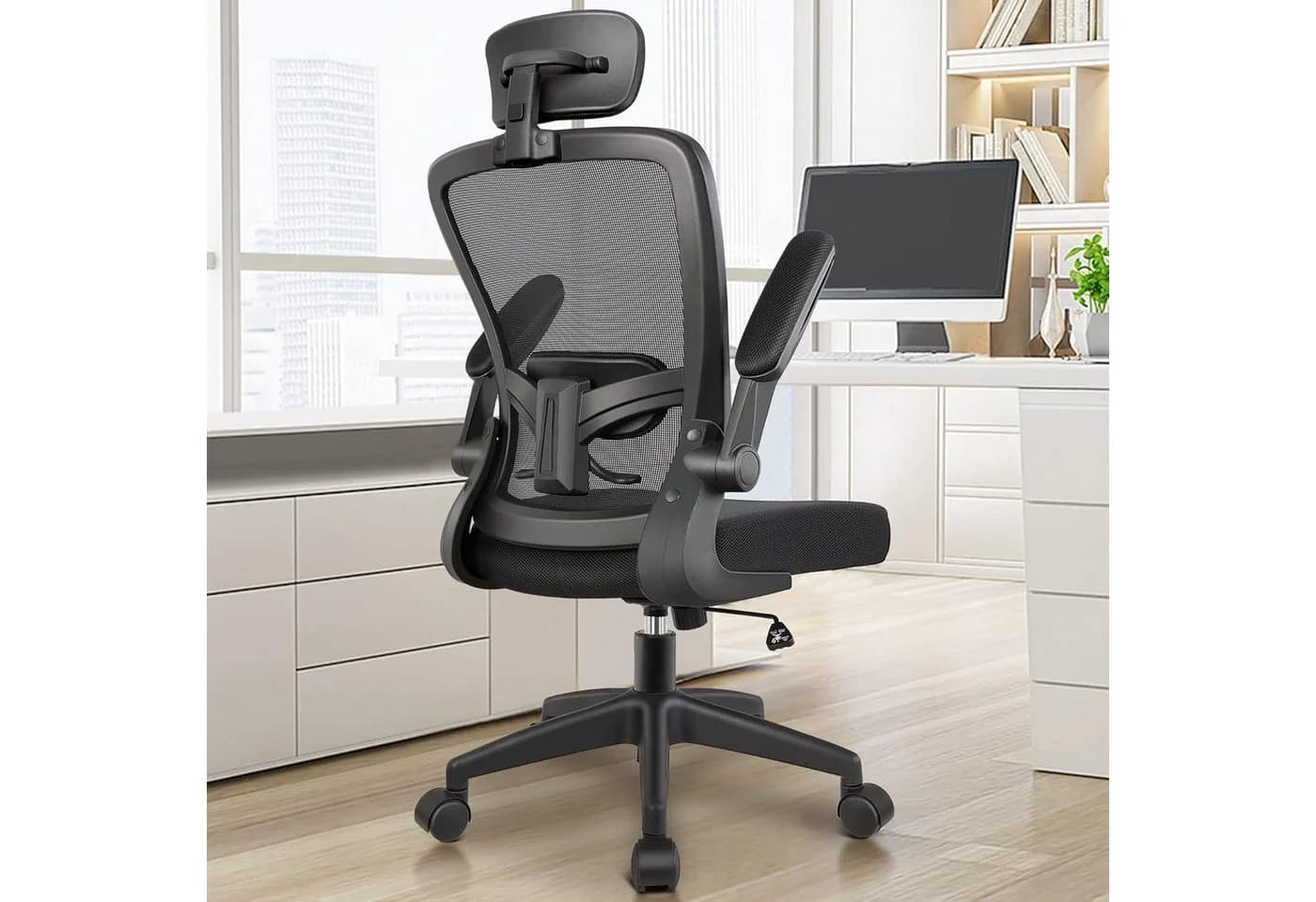 Vivitar Bürostuhl Ergonomisch Mit Kopfstütze & Lendenwirbelstütze - Bild 2