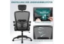 Vivitar Bürostuhl Ergonomisch Mit Kopfstütze & Lendenwirbelstütze Bild 4