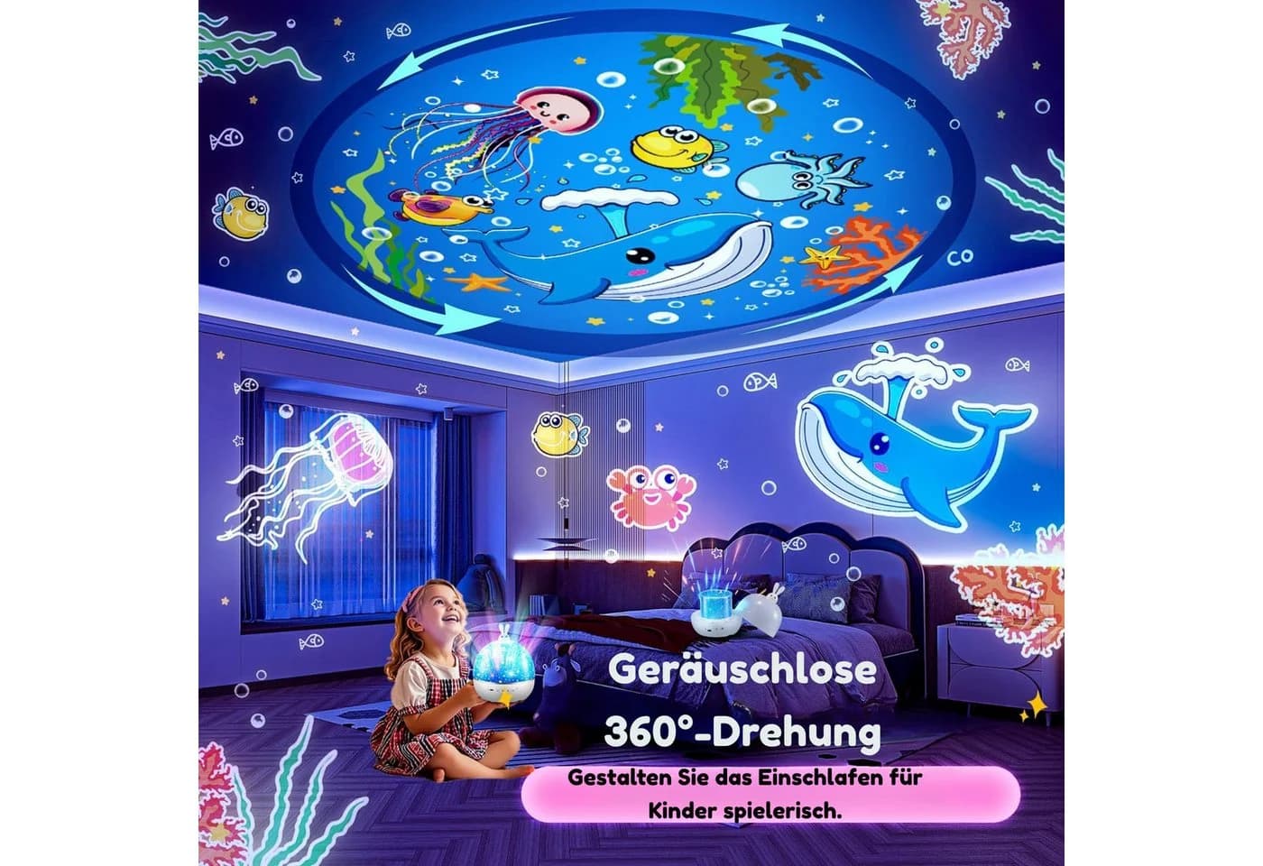 Vivitar LED-Sternenhimmel Projektor mit Bluetooth & 15 Motive - Bild 5