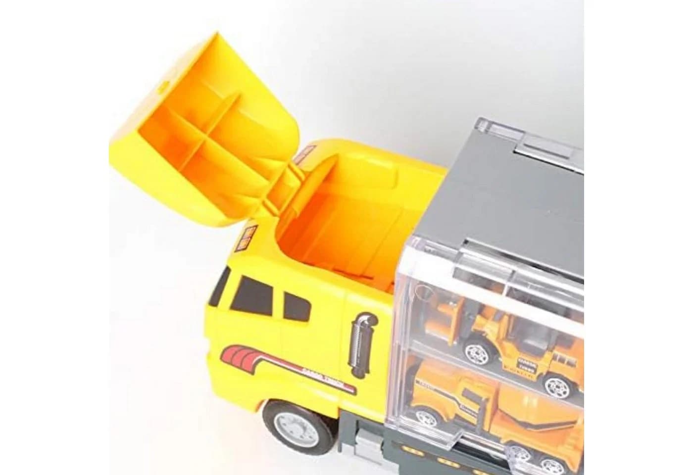 Vivitar 5-in-1 Spielzeug-LKW Set mit Mini-Fahrzeugen und Friktionsantrieb - Bild 4