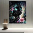 Venicce Love Diamond Painting Katze 5D Diamant Malerei Set 30x40 cm Bild 1