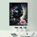 Venicce Love Diamond Painting Katze 5D Diamant Malerei Set 30x40 cm Bild 3