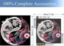 Venicce Love Kreativset Diamond Painting Bilder, Diamant Malerei Set Yin Yang Drache Bild 3