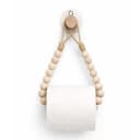 Venicce Love Toilettenpapierhalter Beige Massivholz Jute Bild 2