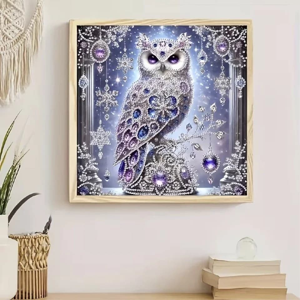 Venicce Love Kreativset Diamond Painting Bilder 5D Diamant Painting Malerei Set Eule - Bild 4