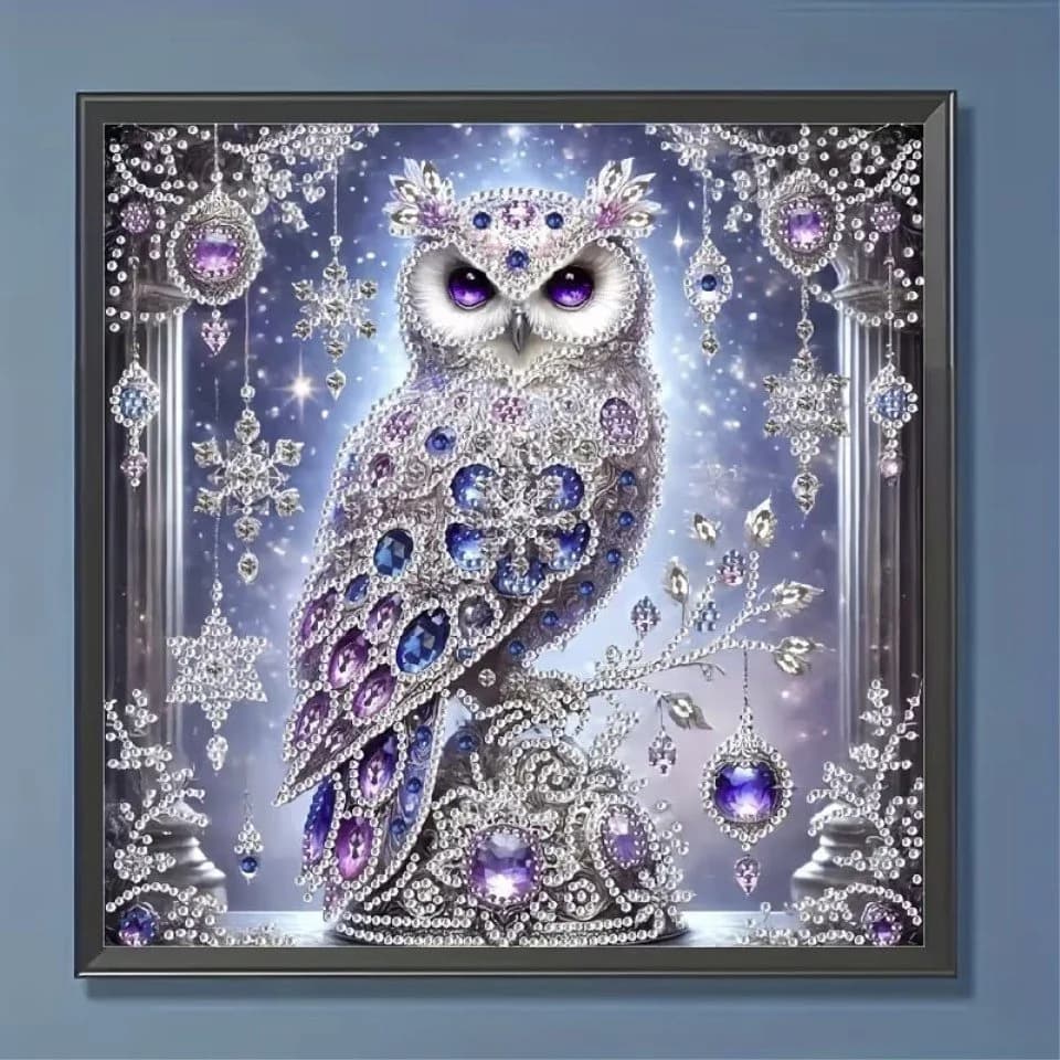 Venicce Love Kreativset Diamond Painting Bilder 5D Diamant Painting Malerei Set Eule - Bild 5