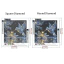 Venicce Love Diamond Painting Kolibri & Blume 5D DIY Bild 1