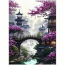 Venicce Love Diamond Painting Japanischer Garten 30x20 cm Bild 2