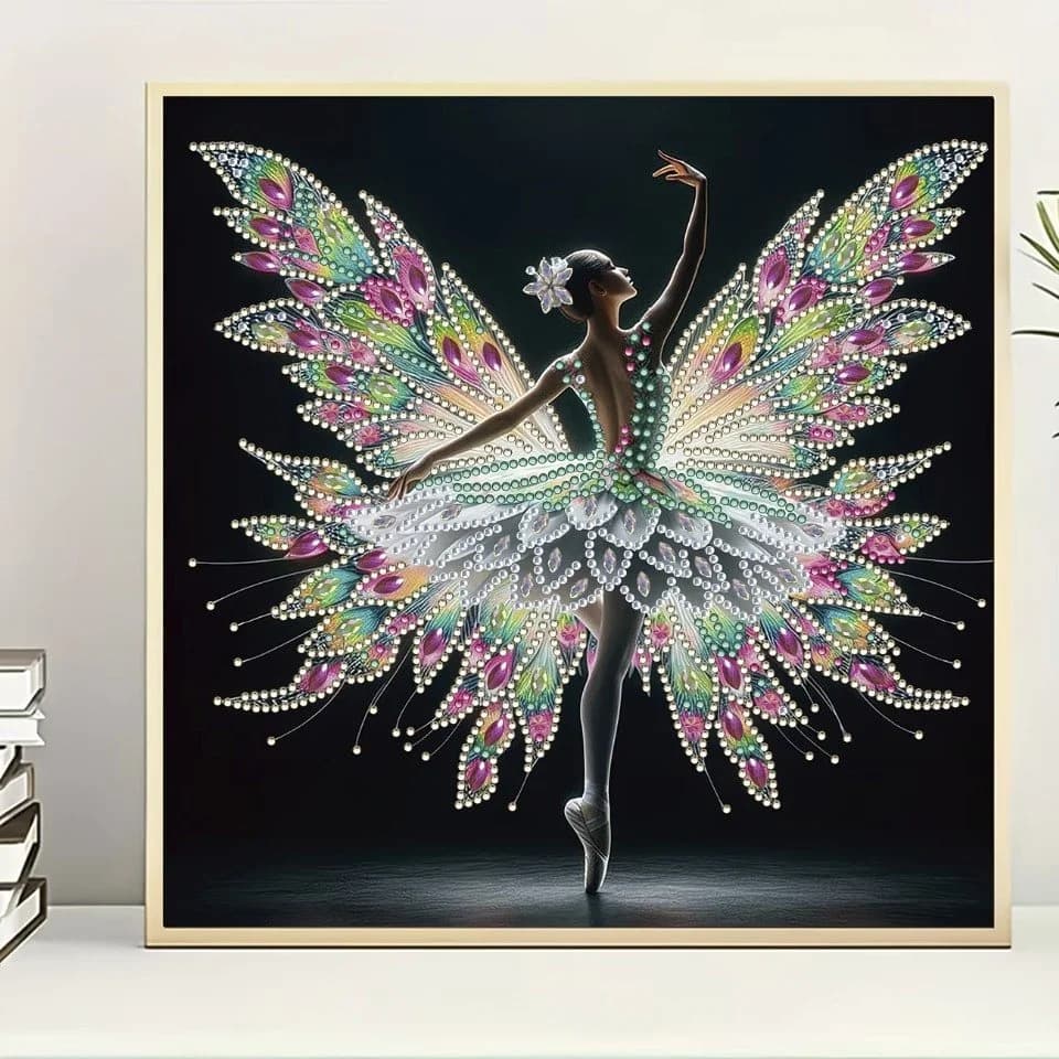 Venicce Love 5D Diamond Painting Ballerina 30x30 cm