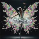Venicce Love 5D Diamond Painting Ballerina 30x30 cm Bild 2