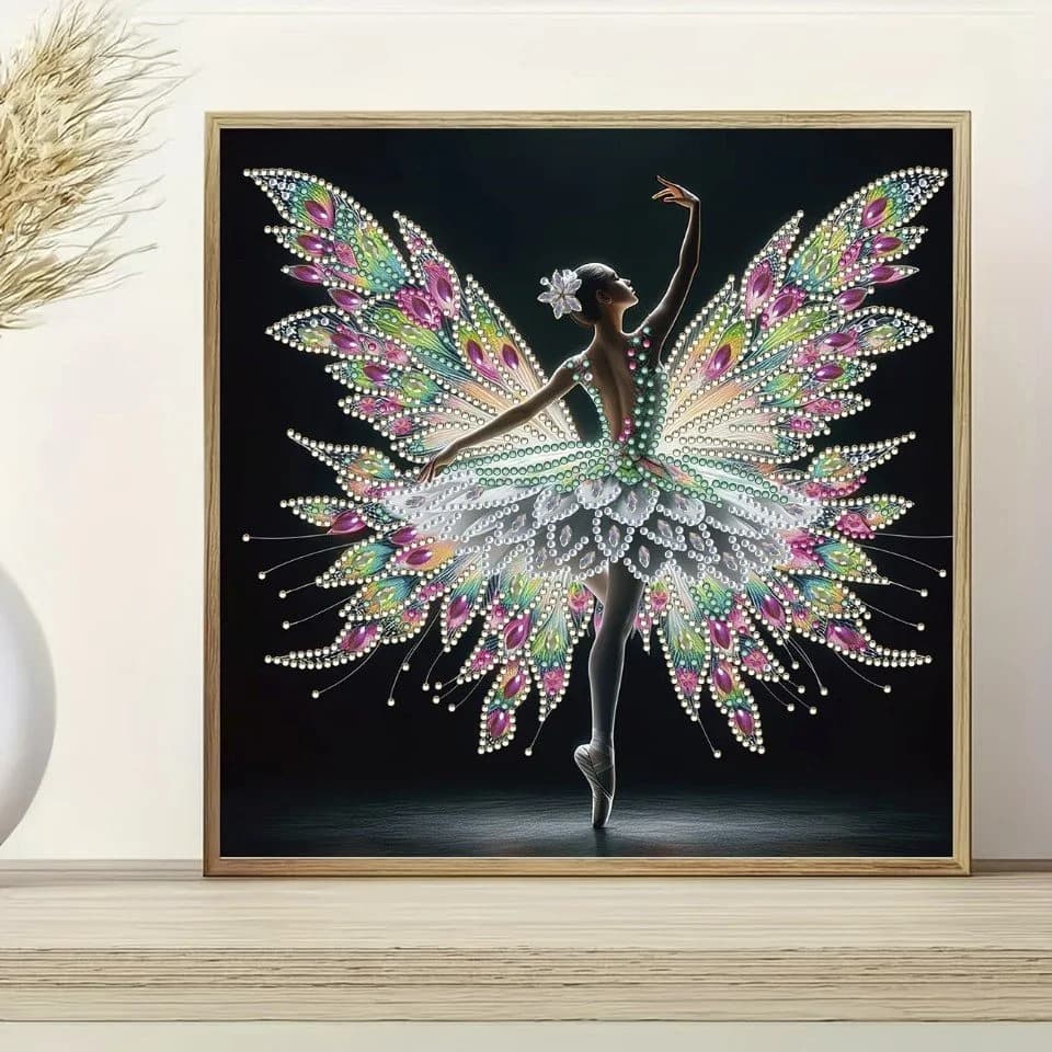 Venicce Love 5D Diamond Painting Ballerina 30x30 cm - Bild 4