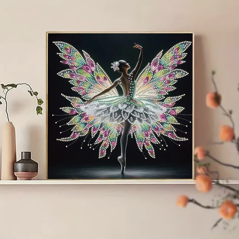 Venicce Love 5D Diamond Painting Ballerina 30x30 cm - Bild 5