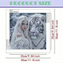 Venicce Love Diamond Painting Frau mit Tiger 5D Bild 3