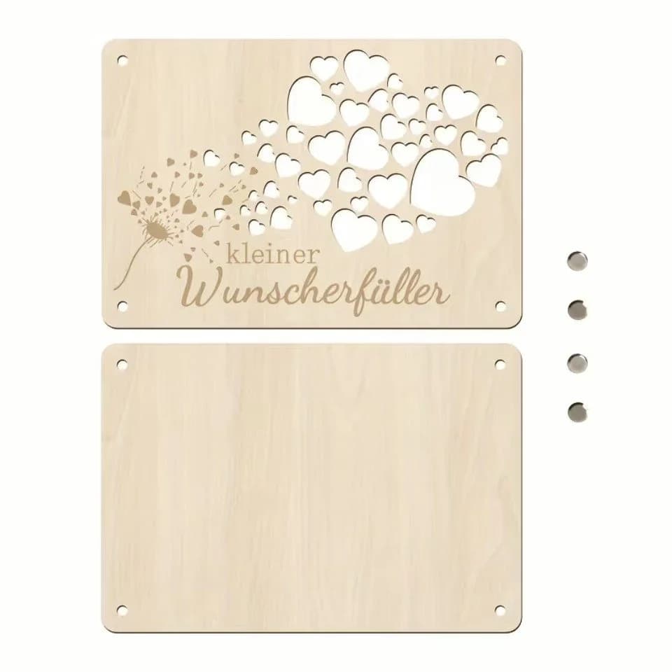 Venicce Love Geschenkbox aus Holz für Geldgeschenke - Bild 4