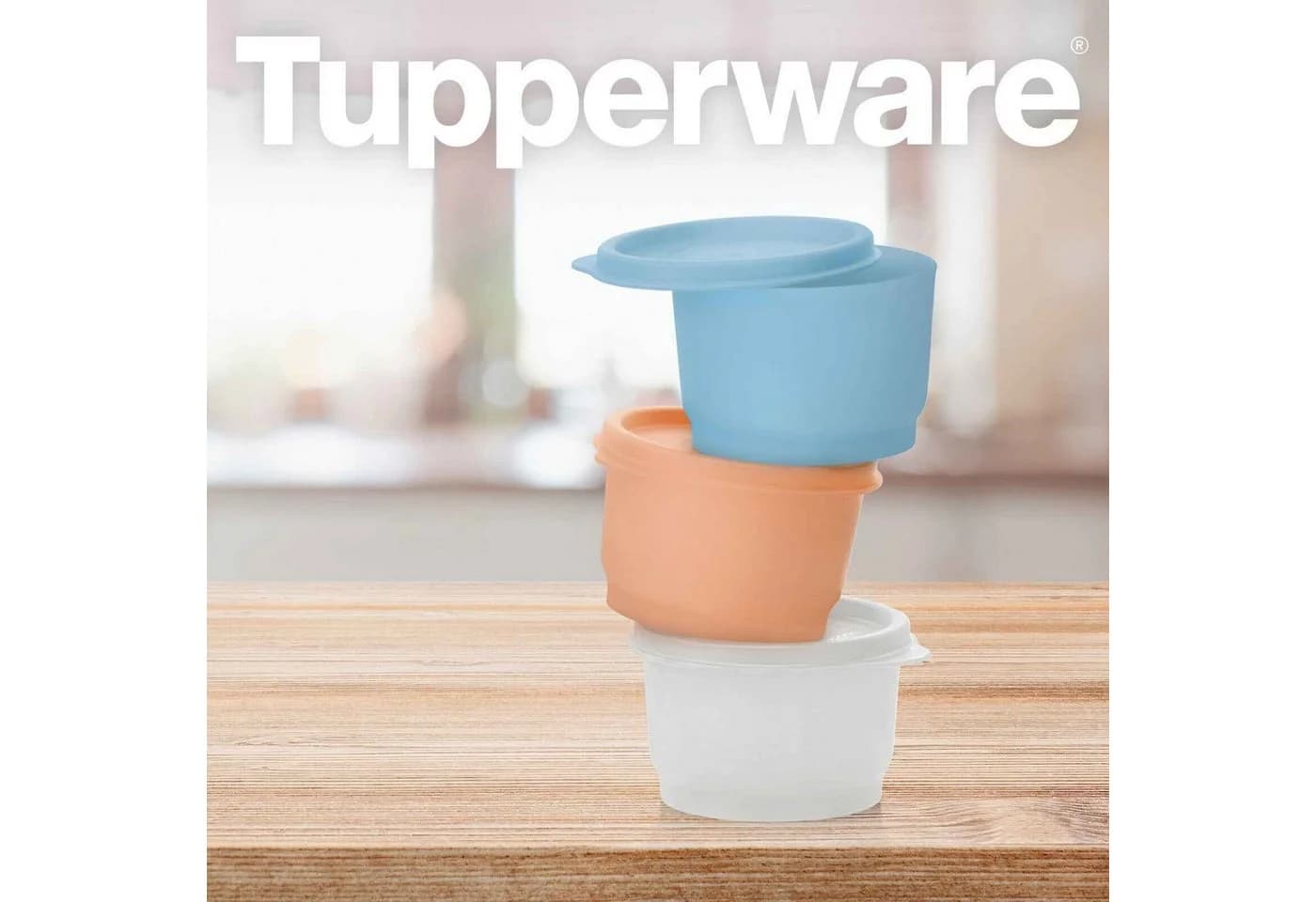 TUPPERWARE Frischhaltedose Kunterbunt 110ml 3-teilig