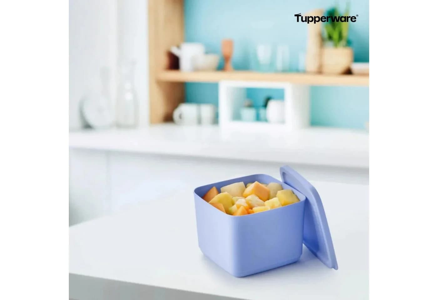 TUPPERWARE Vorratsdose Cubix 1 Liter transparent stapelbar